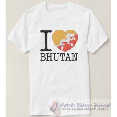 Bhutan love t-shirts
