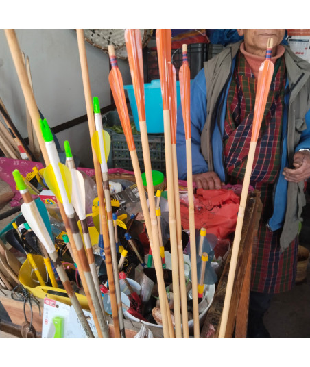 Traditional Bhutanese arrow