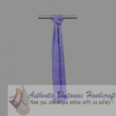 Karma-purple silk scarf
